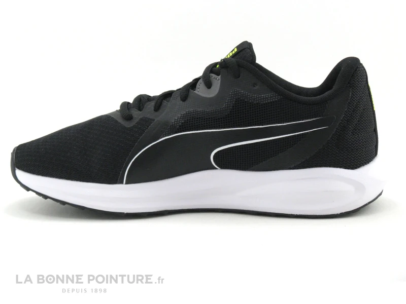 Puma JR Twitch Runner Blk Wht - 384537 - Basket Noire – Image 3