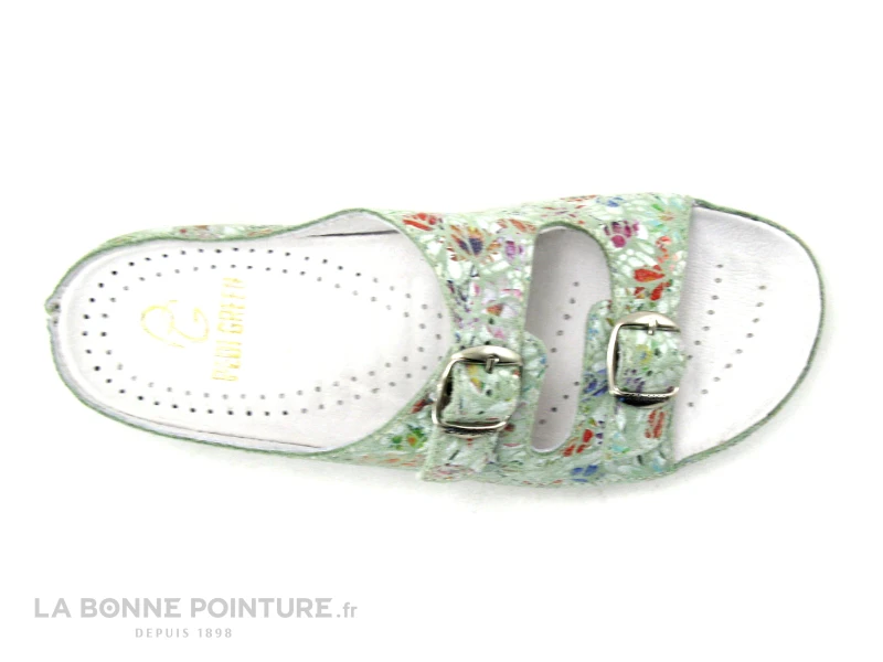 Pedi Girl WELL DB Amande - Fleuri - Mule Confort Femme Reglable – Image 6