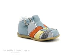Bellamy STEFAN 137003 Bleu Turia Gris - Sandale BEBE