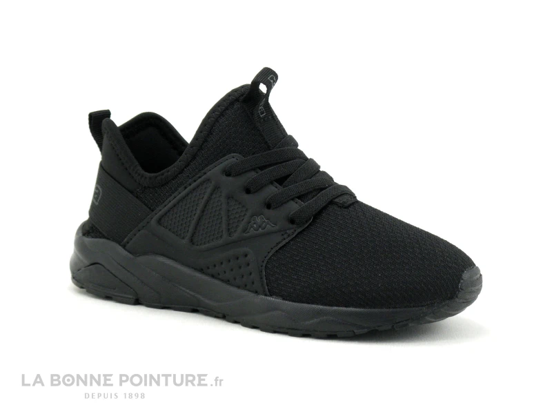 Kappa SAN DIEGO ELASTIC KID Black - 3117LTW - Basket Noire Enfant – Image 5