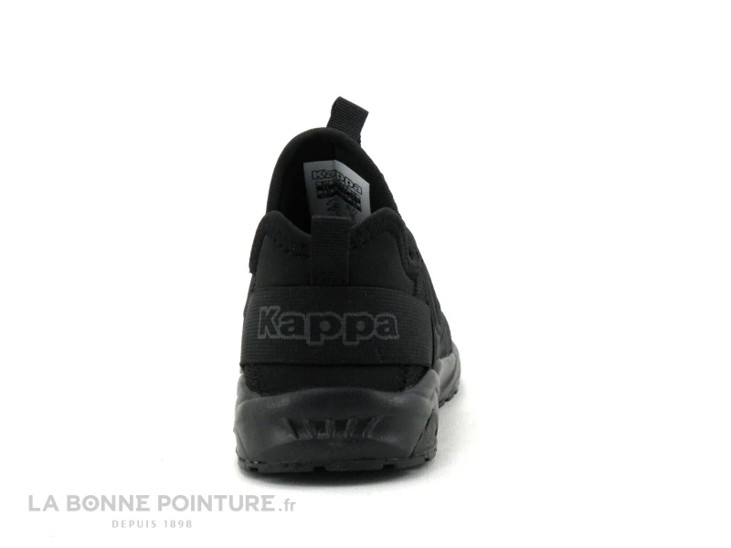 Kappa SAN DIEGO ELASTIC KID Black - 3117LTW - Basket Noire Enfant – Image 4