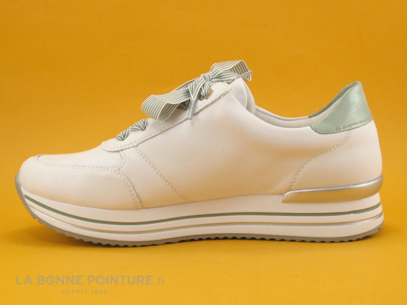 Remonte D131381 Rock Odense - Blanc Vert - Basket Ville Femme – Image 3