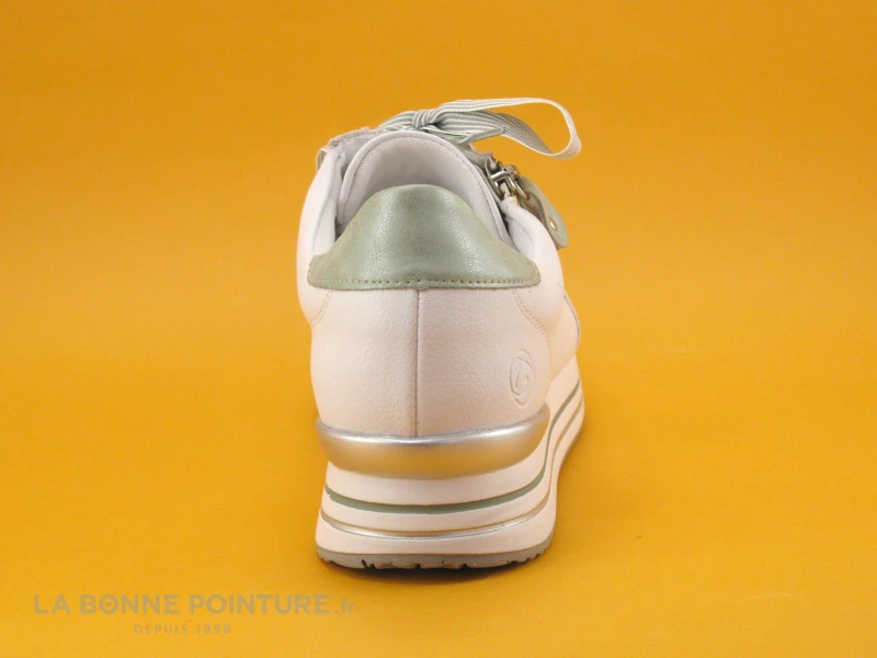 Remonte D131381 Rock Odense - Blanc Vert - Basket Ville Femme – Image 4