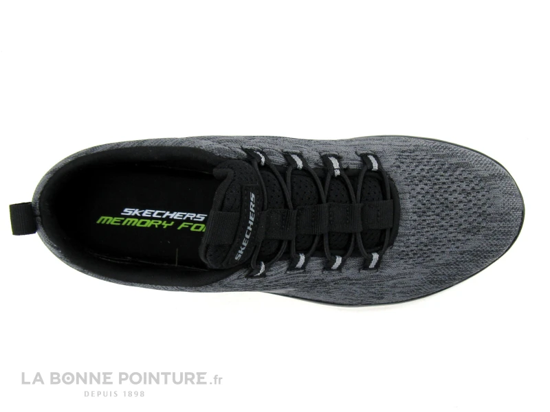 Skechers 232186 SUMMITS Louvin Gris Noir - Basket Homme – Image 6