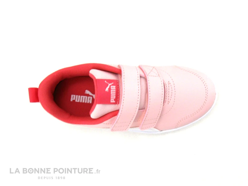 Puma COURTFLEX V2 V PS 371543-25 - Basket Fille Rose A Scratches – Image 6