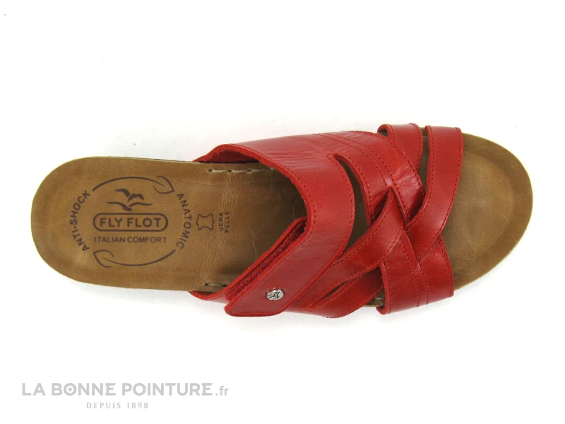 Fly Flot FLAXO Rouge - Mule Femme Reglable Avec Scratch – Image 4