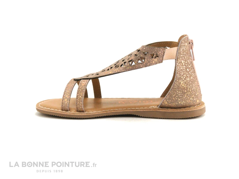 Wipop ANNETH Rose Nude Metal - Sandale Fille Avec Zip – Image 2