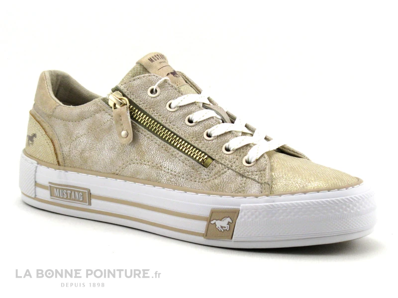 Mustang 1457 302 699 Or - Basket Basse Femme Doree – Image 5