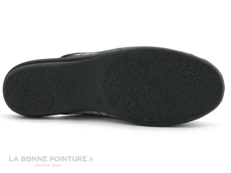 Semelflex MICKAEL Gris - Carreaux - Pantoufle Mule Homme – Image 6