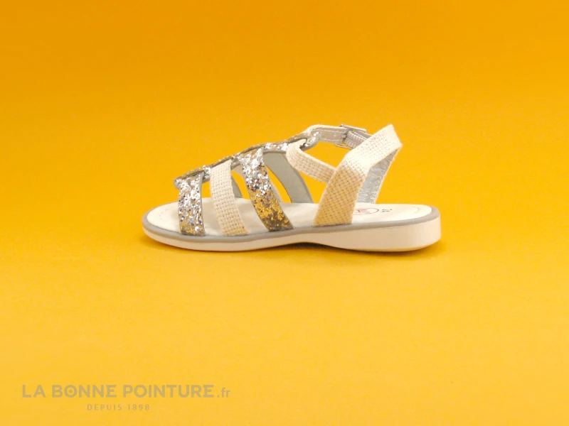 NA - Five - Sandale Bebe Fille Argent Paillettes – Image 2