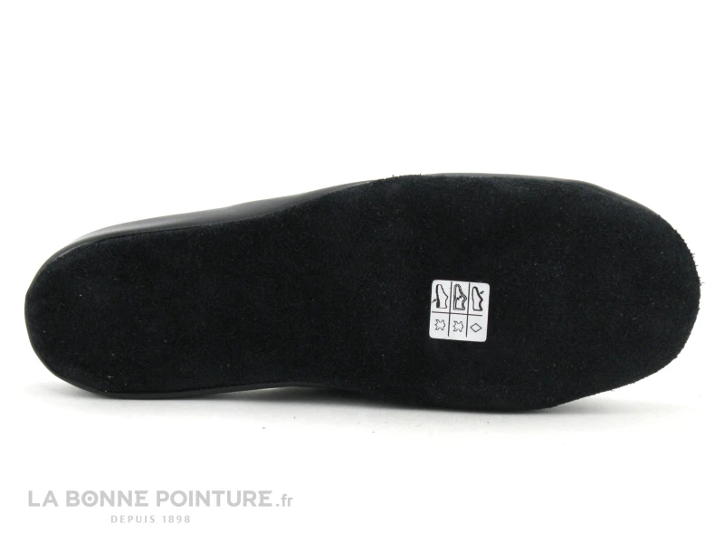 Semelflex BEY Noir - Pantoufle Mule Homme Avec Semelle Cuir – Image 4