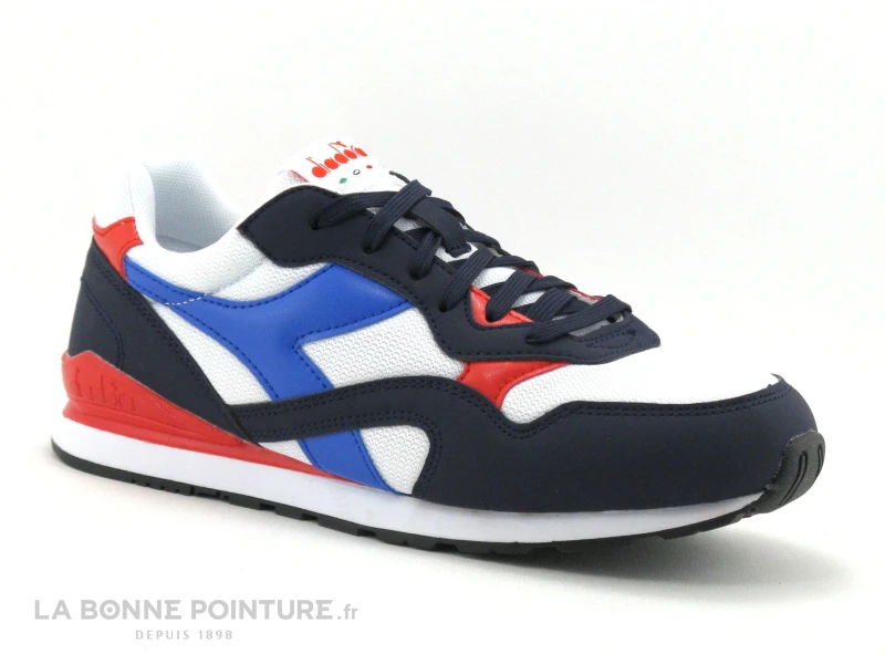 Diadora 880820-40-5 - Basket Mode - Bleu Blanc Rouge