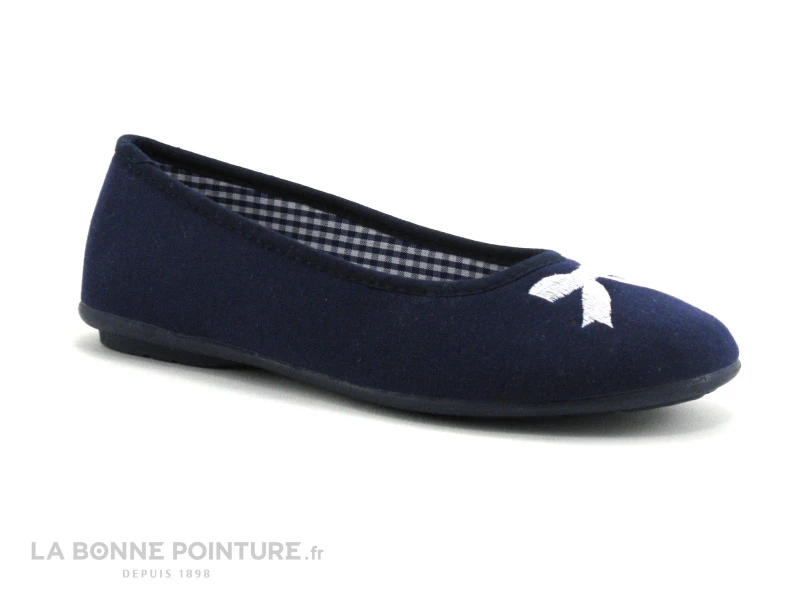 RYB 600 9000 B392 - Bleu Marine - Pantoufle Ballerine Femme