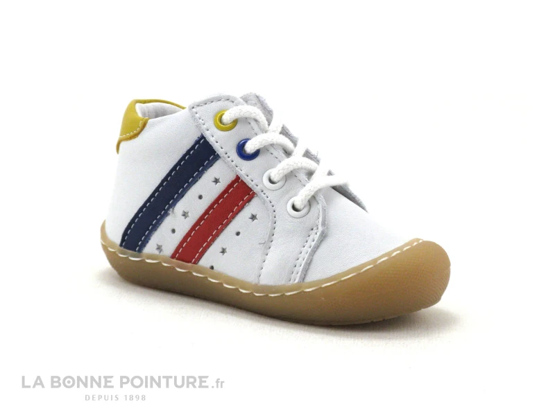 Bellamy SILVIN Blanc Casse - 046006 - Chaussure Montante BEBE