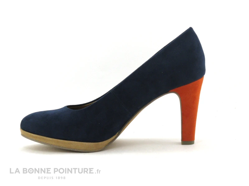 Marco Tozzi 2-22441-26 Navy Multi - Escarpin Talon Haut – Image 3