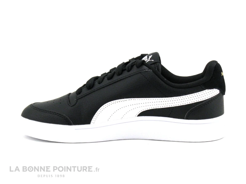 Puma SHUFFLE JR Black White 375668-03 - Basket Mode Noire Et Blanche – Image 3