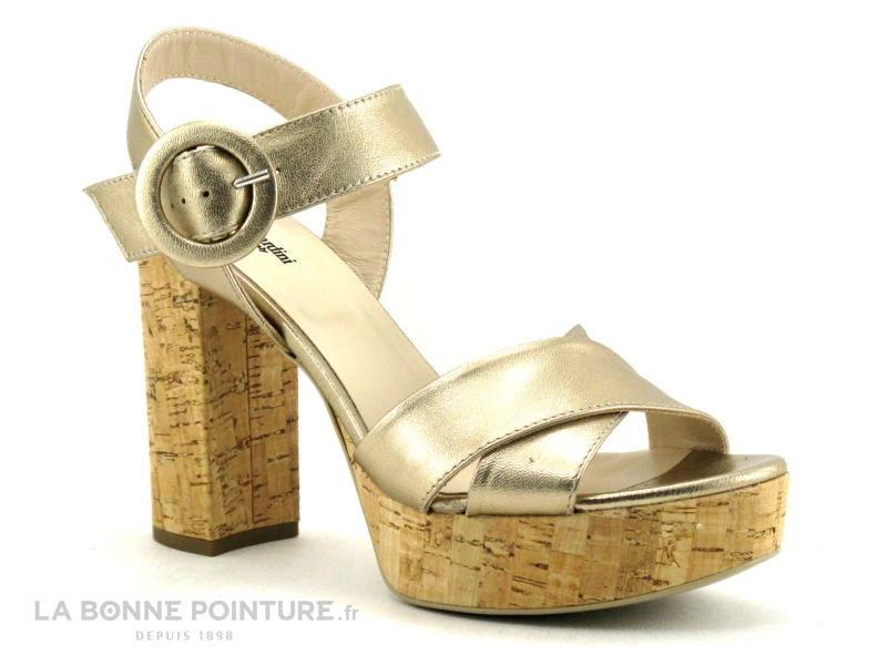 NeroGiardini E218632D - Sandale Plateforme Doree - Talon Haut – Image 5