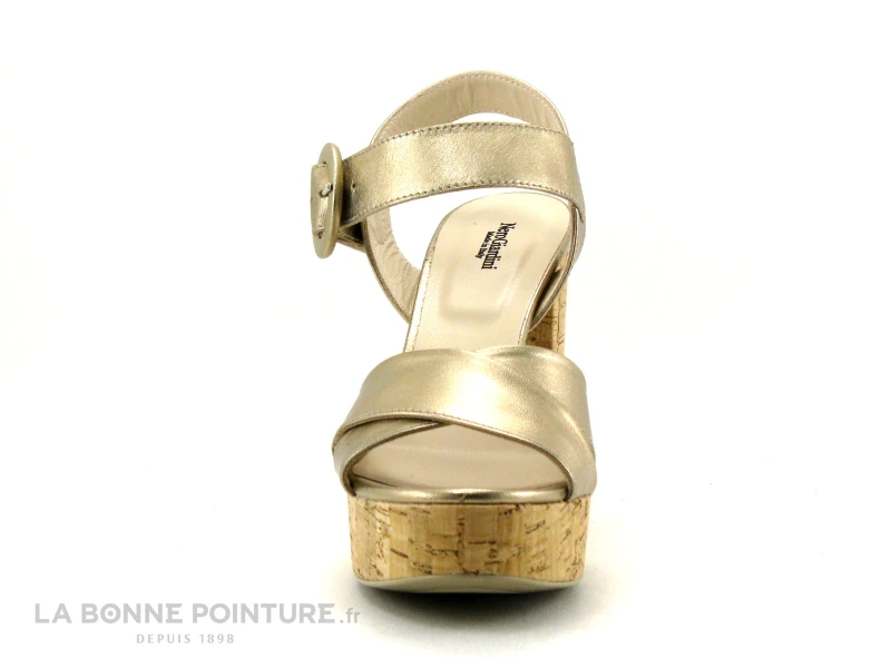 NeroGiardini E218632D - Sandale Plateforme Doree - Talon Haut – Image 2