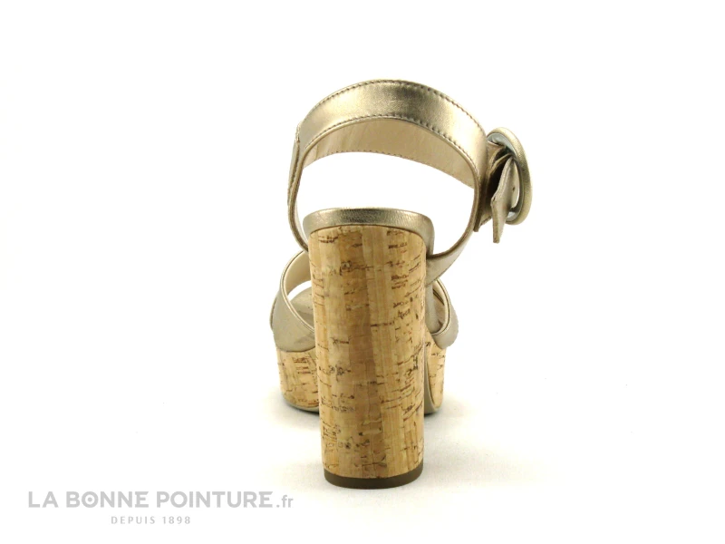 NeroGiardini E218632D - Sandale Plateforme Doree - Talon Haut – Image 4