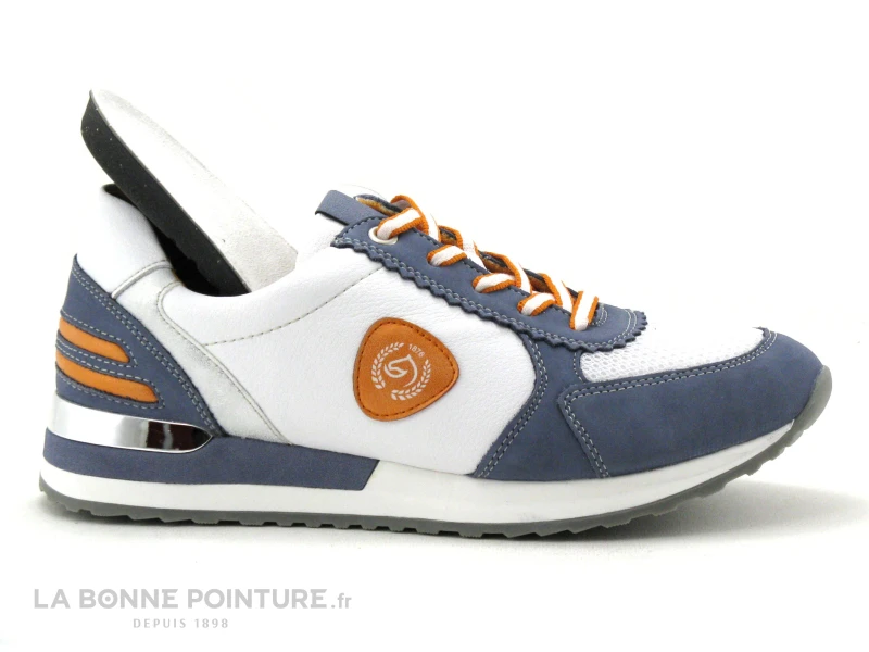 Remonte R2527-15 - Basket Ville Femme - Bleu Jean - Blanc - Orange – Image 5