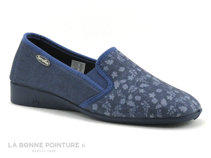 Semelflex MARIE MADELEINE Jeans - Chausson Souple Femme Bleu Jeans – Image 5