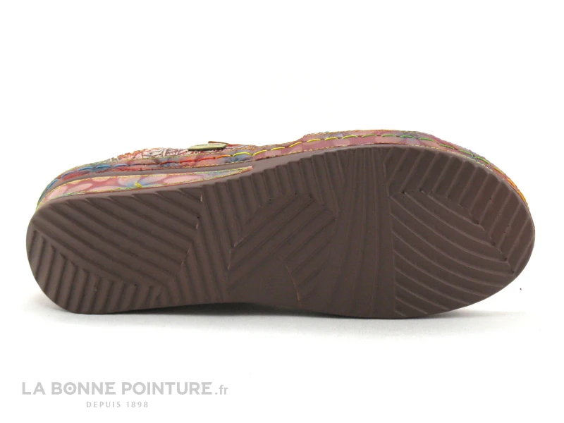 Laura Vita JACDISO 06 Rouge - Brides Avec Fleurs - Mule Femme – Image 6