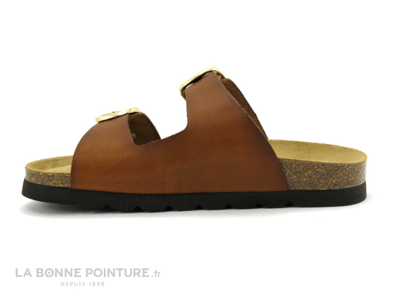 Geox D35SYM - BRIONIA Brown - Mule Reglable Femme Marron â Image 3