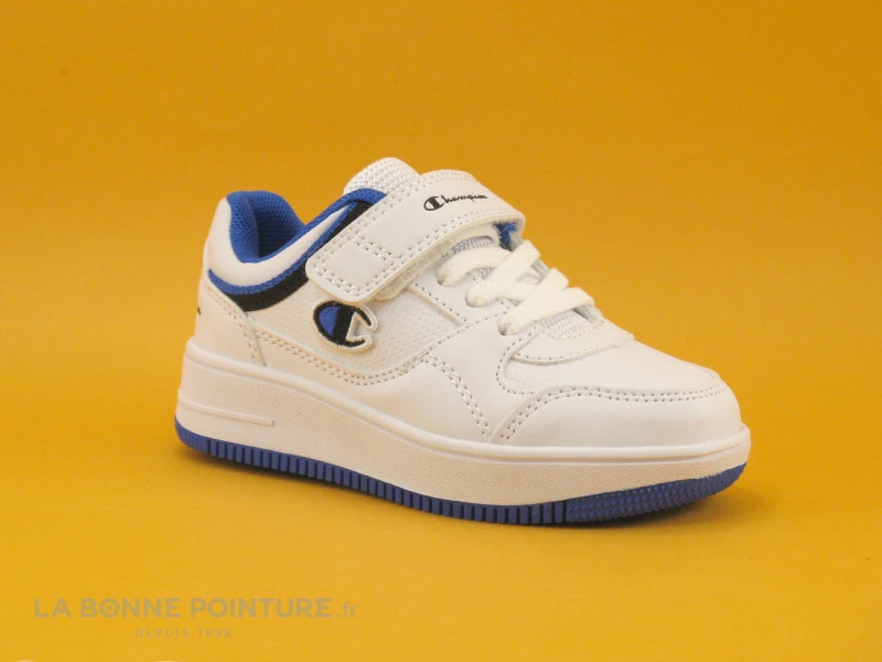 Champion Rebound Low B TD S32217 - Basket BEBE Blanc - Bleu – Image 5