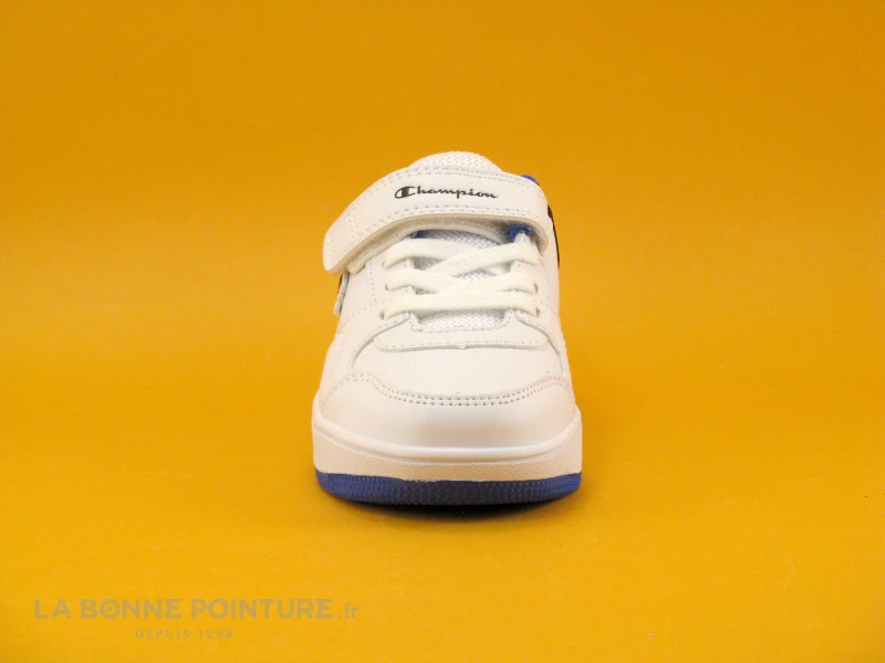 Champion Rebound Low B TD S32217 - Basket BEBE Blanc - Bleu – Image 2