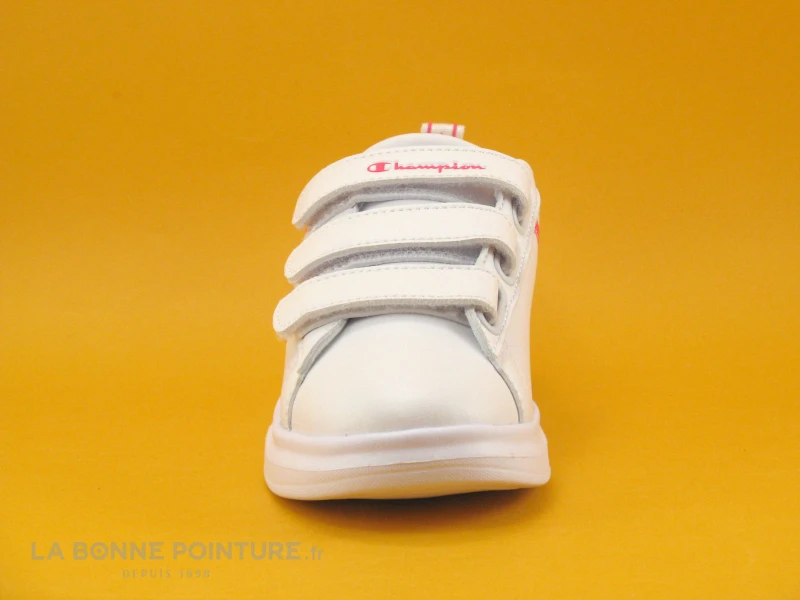 Champion ANGEL S32197 - Basket Fille Blanche - 3 Velcros – Image 2