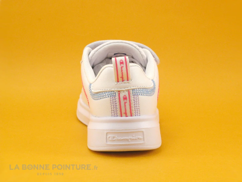 Champion ANGEL S32197 - Basket Fille Blanche - 3 Velcros – Image 4