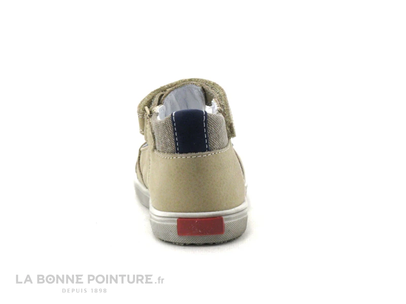 Bopy RESTO Beige - Chaussure Ouverte Bebe Garcon - Velcro – Image 4
