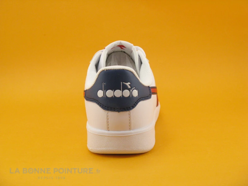 Diadora 872650-40-32 Game - Basket Blanche - Rouge - Bleu Marine – Image 4