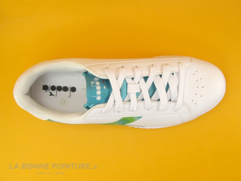 Diadora GAME STEP KALEIDO 892820-40-3 - Blanc Vert - Sneakers – Image 6