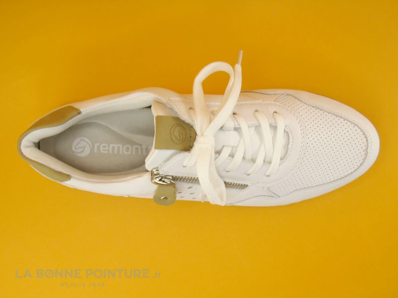 Remonte D2536-80 - Blanc Beige Argent - Basket Basse Femme – Image 6