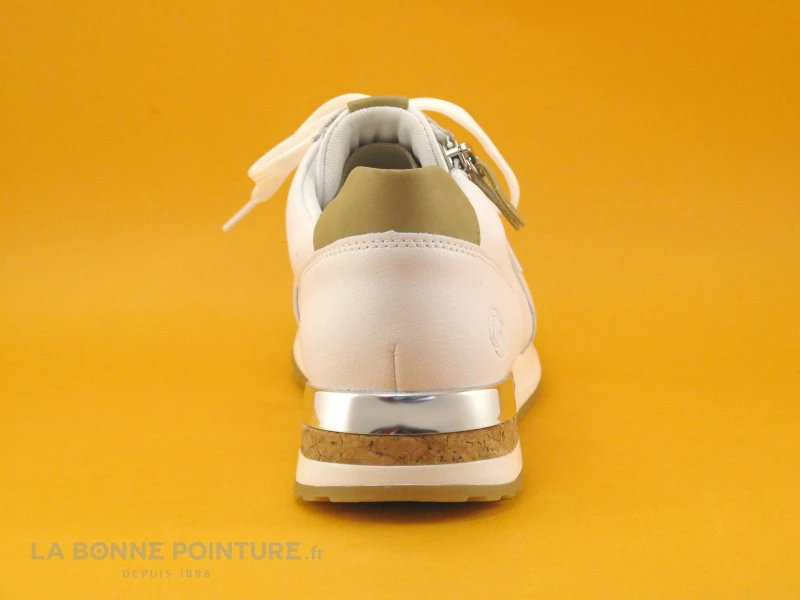 Remonte D2536-80 - Blanc Beige Argent - Basket Basse Femme – Image 4