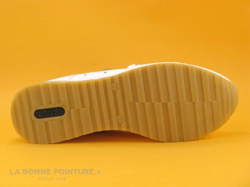 Remonte D2536-80 - Blanc Beige Argent - Basket Basse Femme – Image 7