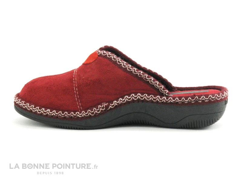 Semelflex ALASKA Bordeaux - Pantoufle Mule Femme – Image 3