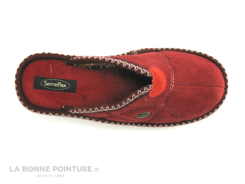 Semelflex ALASKA Bordeaux - Pantoufle Mule Femme – Image 6