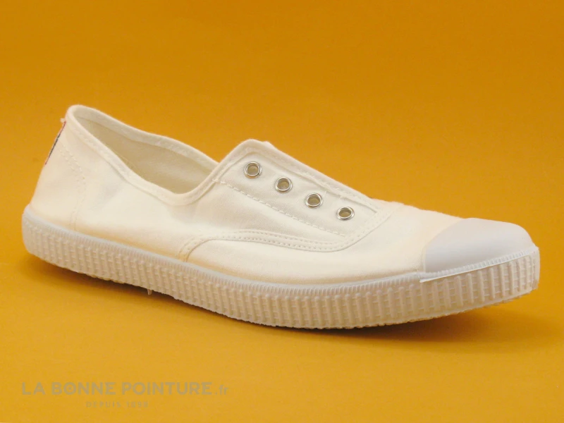 Cienta 70997 05 - Tennis Toile Blanche - Sans Lacet – Image 5