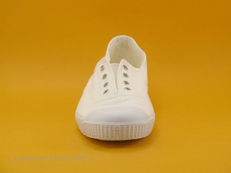 Cienta 70997 05 - Tennis Toile Blanche - Sans Lacet – Image 2