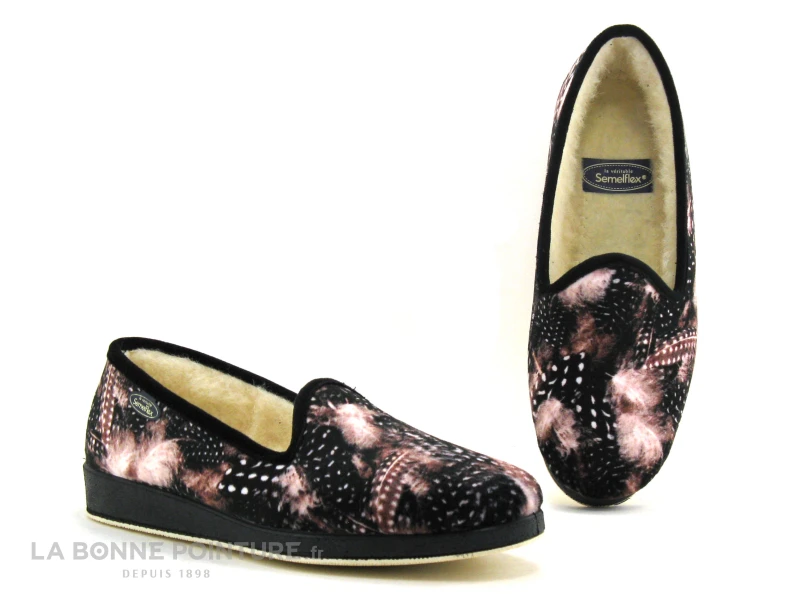 Semelflex CALODAFNE Rose - Chausson Fourre Femme – Image 5