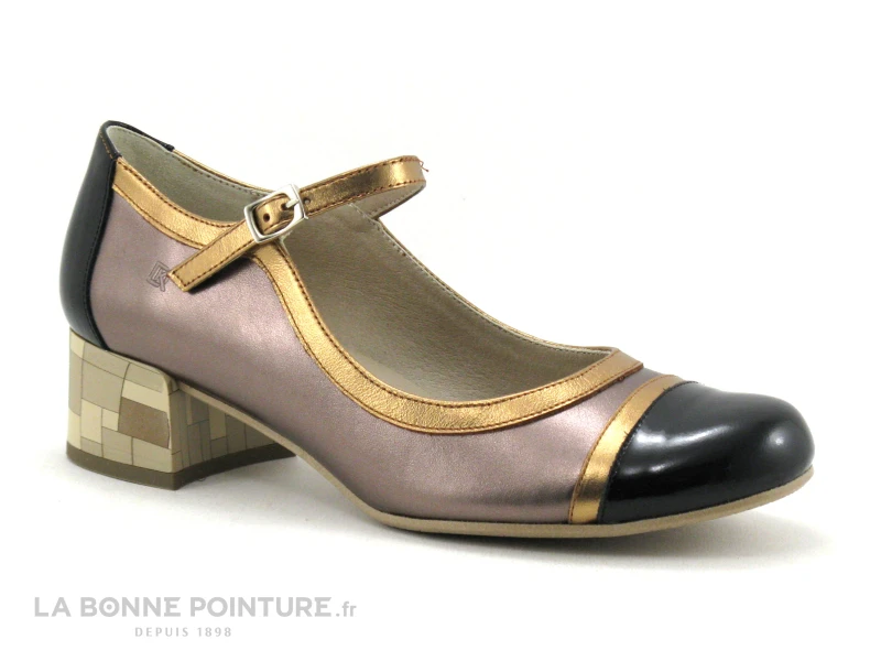 Dorking FRIDA D8991 Bronze Marmotte - Escarpin Avec Bride – Image 5