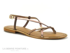 Tropeziennes MONACO Nude Multi - 42713 - Plagette Avec Entre-doigt