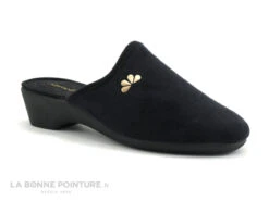 Semelflex CAREN 2 Noir - Pantoufle Mule Femme