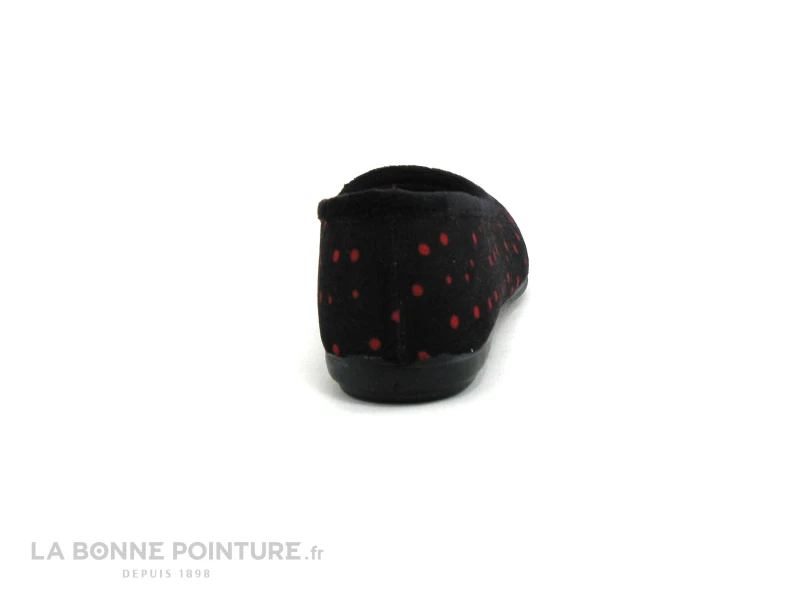 Ouf Tempo COMINO Noir Rouge - Audrey Hepburn - Pantoufle Ballerine – Image 4