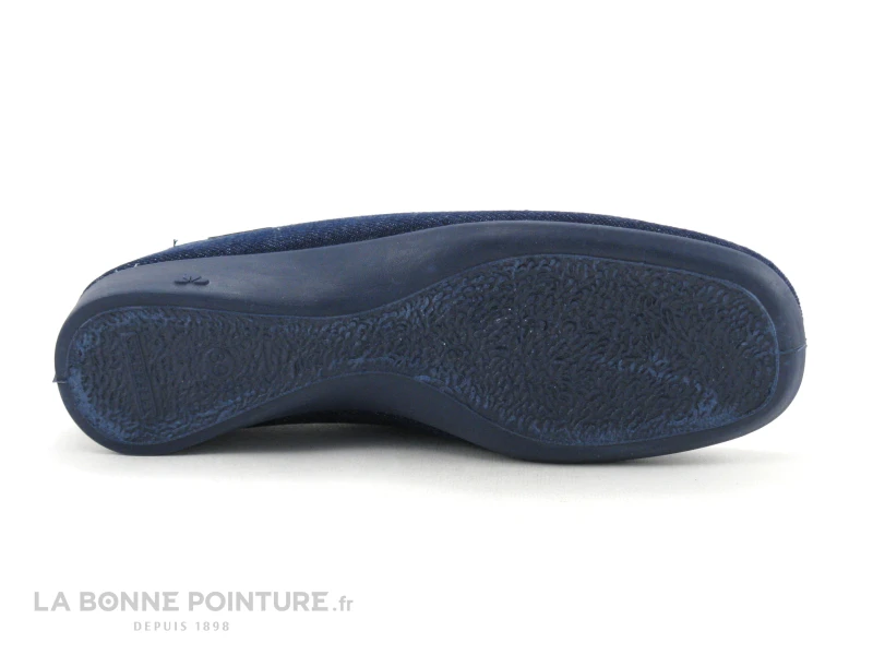 Semelflex MARIE-LENA B Marine Beige - Chausson Mocassin Femme – Image 7