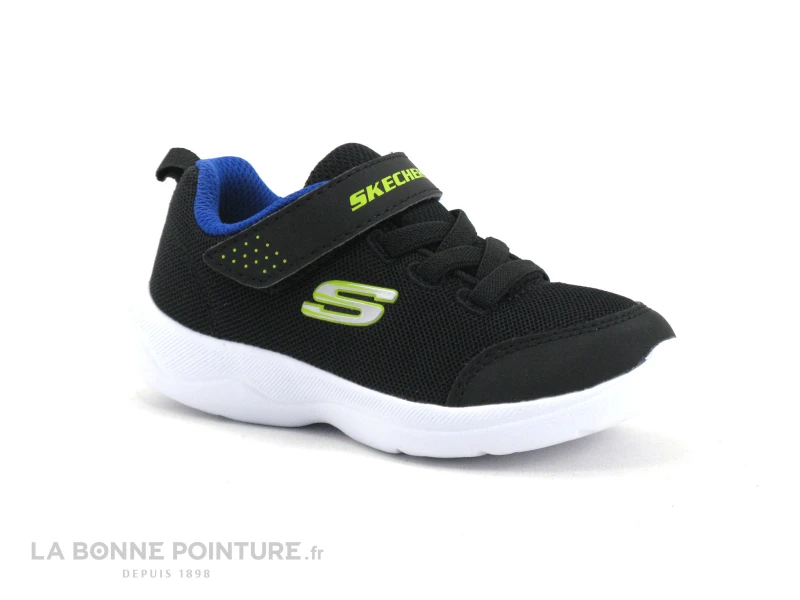 Skechers Skech-Stepz 2-0 Mini Wanderer - Basket Noire Enfant Velcro