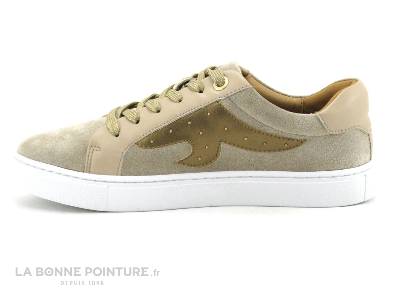 The Divine Factory QL4602 Taupe - Or - Sneakers Femme – Image 3