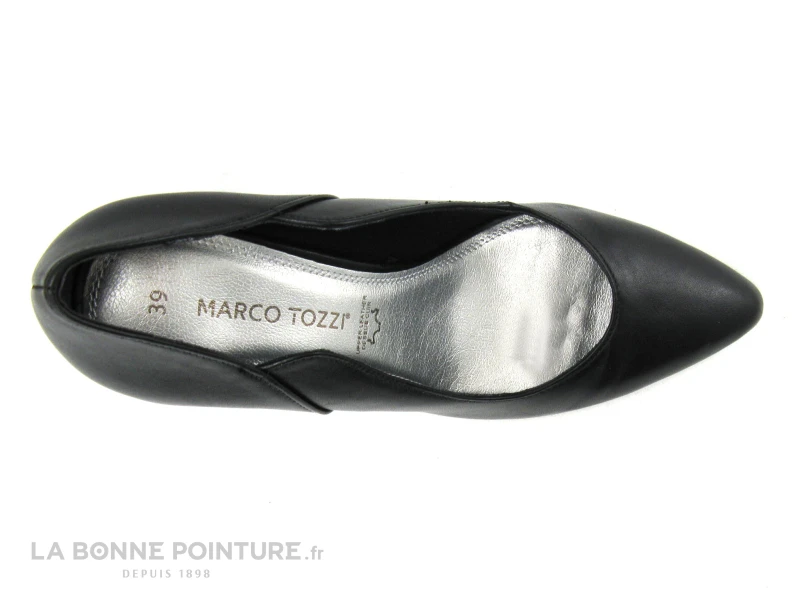 Marco Tozzi 2-22406-26 Black - Escarpin Pointu Noir - Talon Haut – Image 6